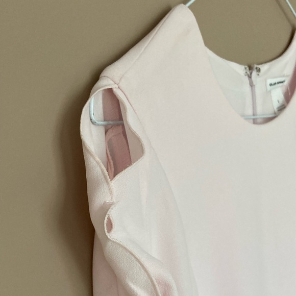 NWT - Club Monaco Open Shoulder Dress - blushed pink colour - size US 0 - Picture 8 of 15